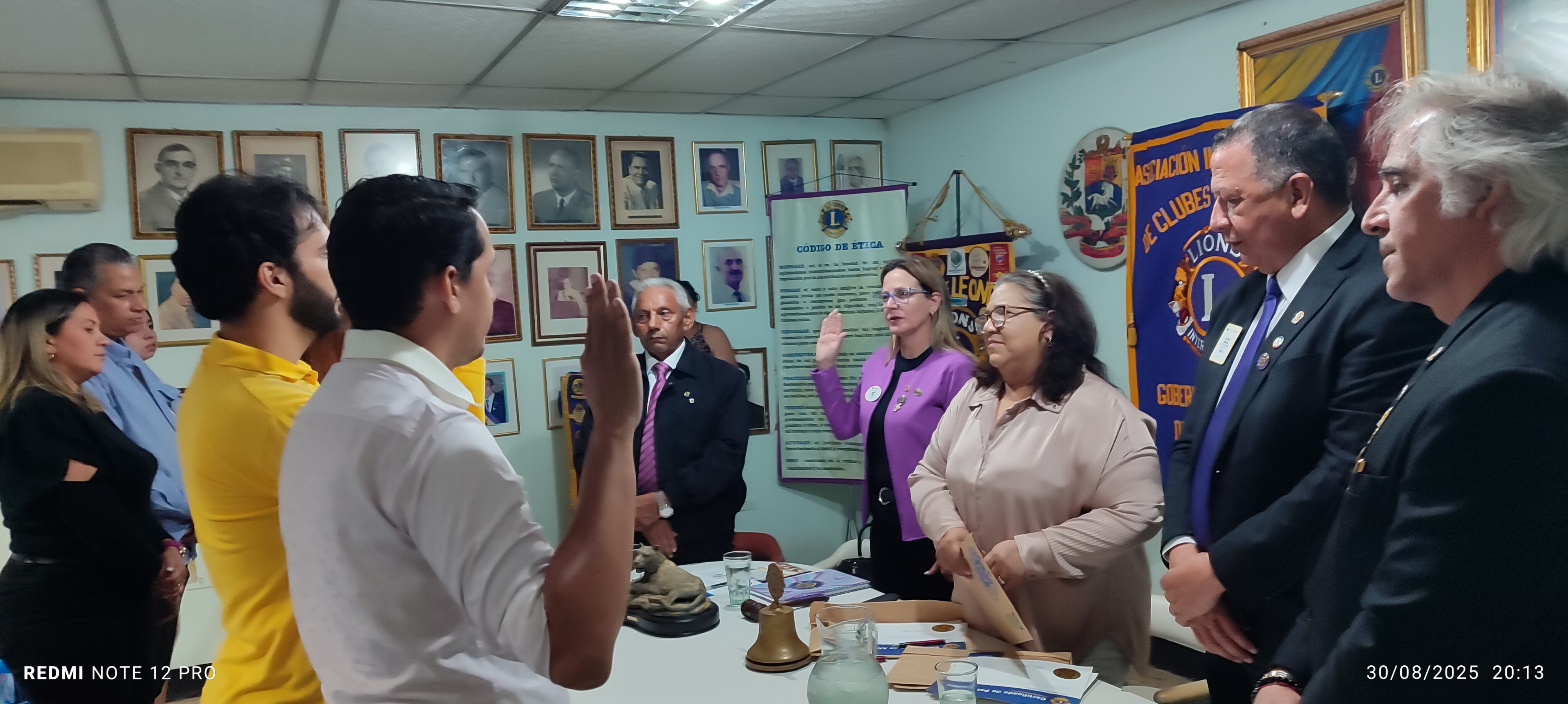 Gobernadora del Distrito E 4 del Club de Leones Internacional se reunió con socios de Valle de La Pascua 
