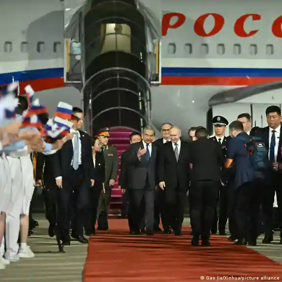 Putin llega a China para reafirmar y profundizar sus lazos