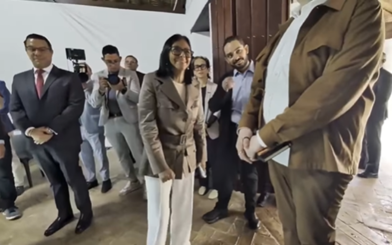 Política / Delcy Rodríguez sobre las elecciones: “No sé, algún día”