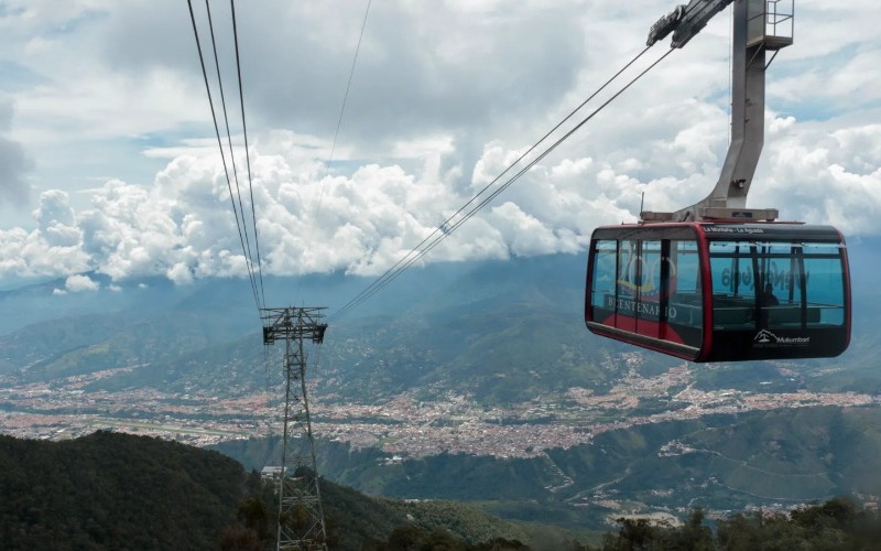 Culminan trabajos en teleférico Mukunbari en Mérida 